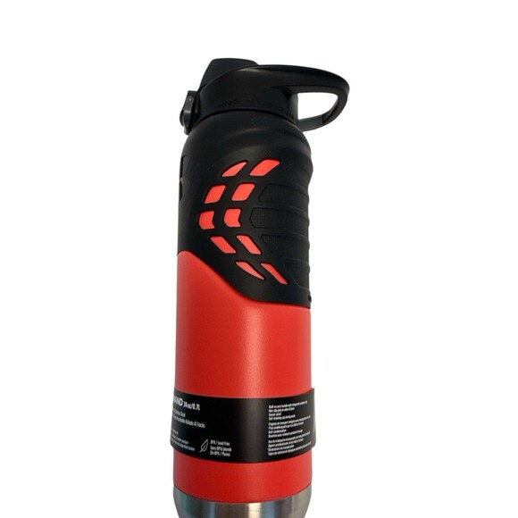 UNDER ARMOR  24 OZ COMMAND BETA 24oz WATER BOTTLE STAINLESS FLIP TOP LID NEW - Picture 3 of 9